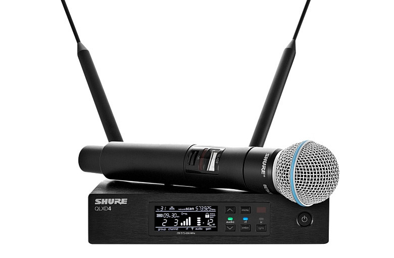 Zestawy mikrofonowe SENNHEISER EWDigital i SHURE QLX